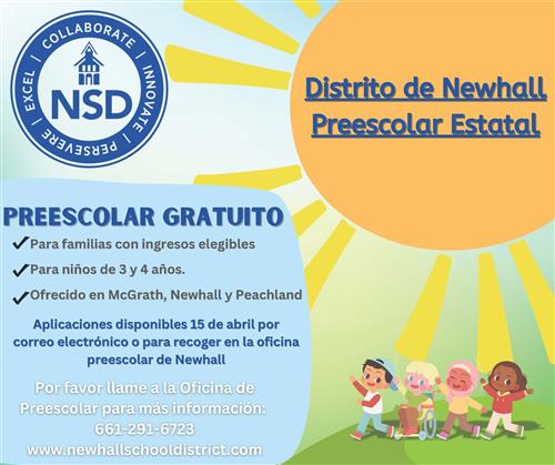 Spanish Preschool Flyer